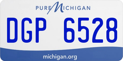 MI license plate DGP6528