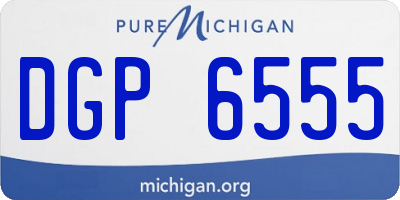 MI license plate DGP6555