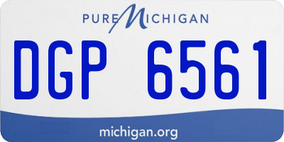 MI license plate DGP6561