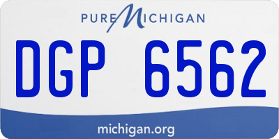 MI license plate DGP6562