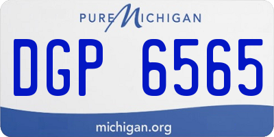 MI license plate DGP6565