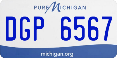 MI license plate DGP6567