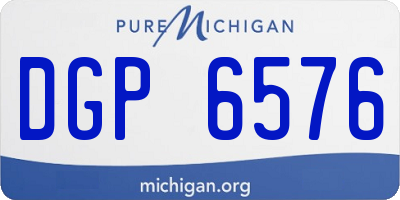 MI license plate DGP6576