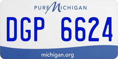 MI license plate DGP6624