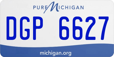 MI license plate DGP6627