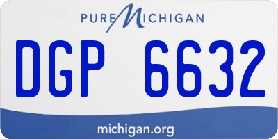 MI license plate DGP6632