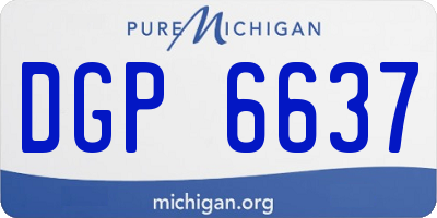 MI license plate DGP6637