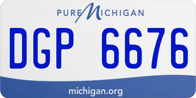 MI license plate DGP6676