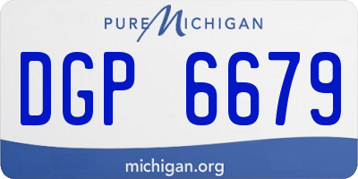 MI license plate DGP6679