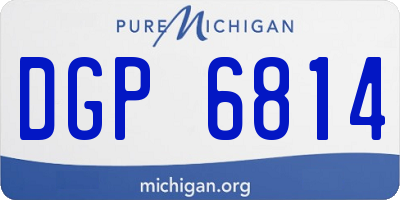 MI license plate DGP6814