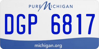 MI license plate DGP6817
