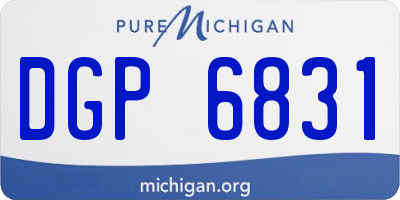 MI license plate DGP6831