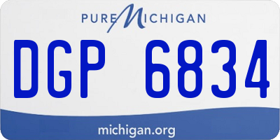 MI license plate DGP6834