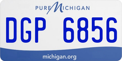 MI license plate DGP6856