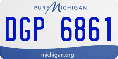 MI license plate DGP6861