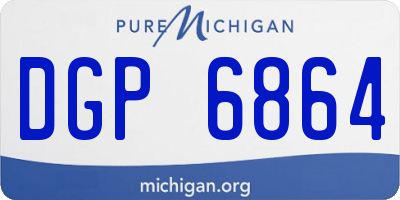 MI license plate DGP6864