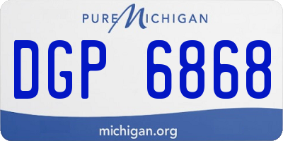 MI license plate DGP6868