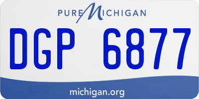 MI license plate DGP6877