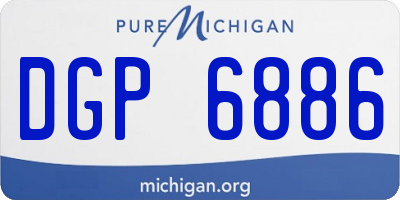 MI license plate DGP6886