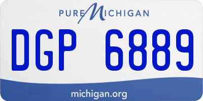 MI license plate DGP6889