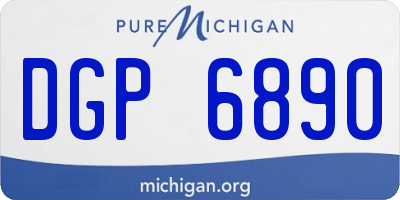 MI license plate DGP6890