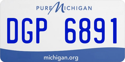 MI license plate DGP6891