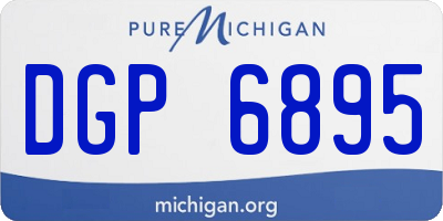 MI license plate DGP6895
