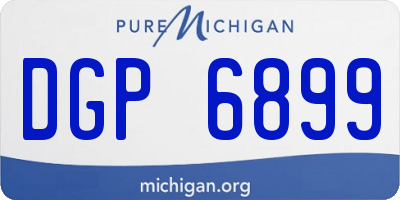 MI license plate DGP6899