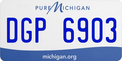 MI license plate DGP6903