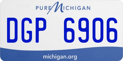 MI license plate DGP6906