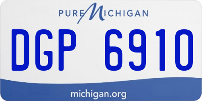 MI license plate DGP6910