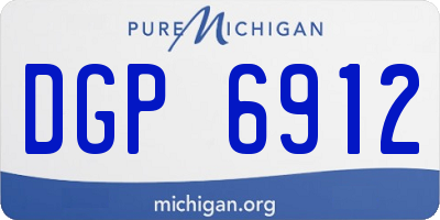 MI license plate DGP6912