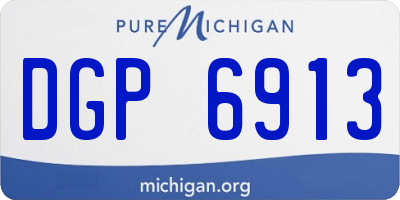 MI license plate DGP6913