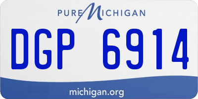 MI license plate DGP6914