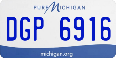 MI license plate DGP6916