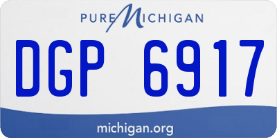 MI license plate DGP6917