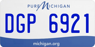 MI license plate DGP6921