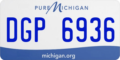 MI license plate DGP6936
