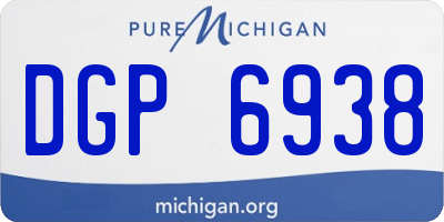 MI license plate DGP6938