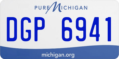 MI license plate DGP6941