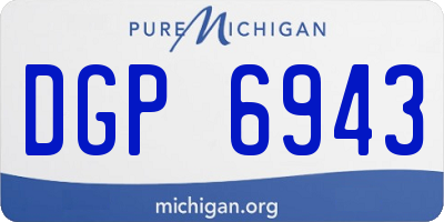 MI license plate DGP6943