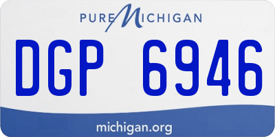MI license plate DGP6946
