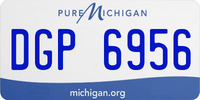 MI license plate DGP6956