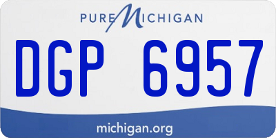 MI license plate DGP6957