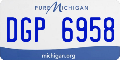 MI license plate DGP6958