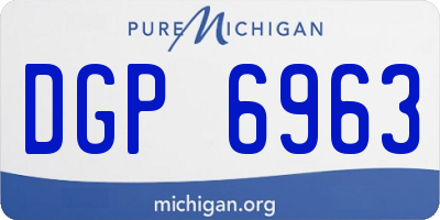 MI license plate DGP6963