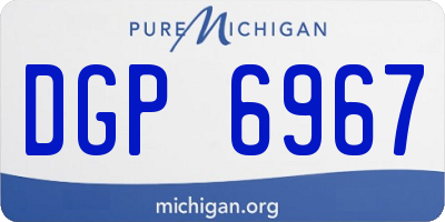 MI license plate DGP6967