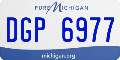 MI license plate DGP6977