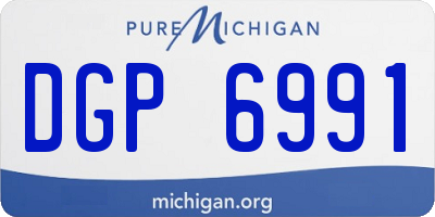 MI license plate DGP6991