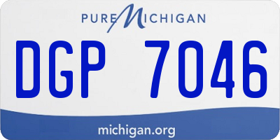 MI license plate DGP7046